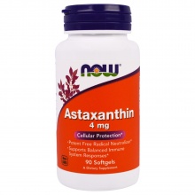 Антиоксидант Now Foods Astaxanthin  4 mg 90 капсул