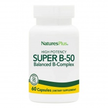 Витамины Nature's Plus Super B-50 Complex 60 капсул
