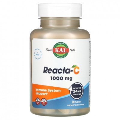 Витамины KAL Reacta-C 1000 мг 60 таблеток