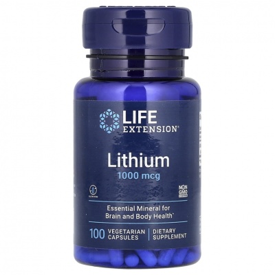  Life Extension Lithium 1000  100 